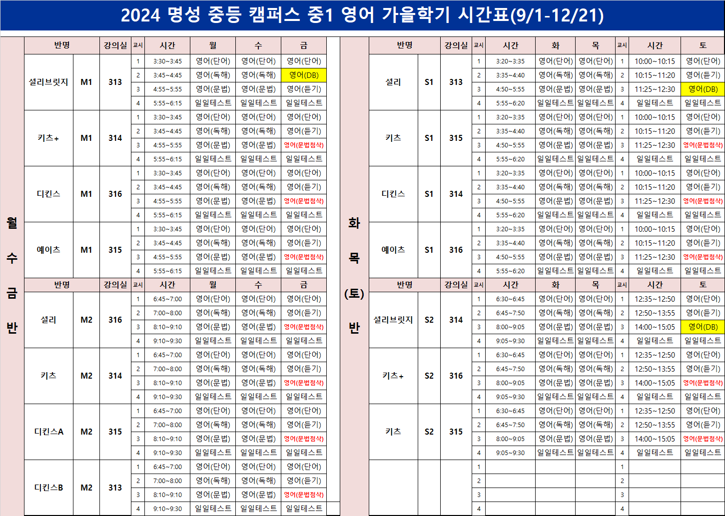 중1 영어